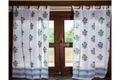 Zahra - Hand Block Printed Curtain
