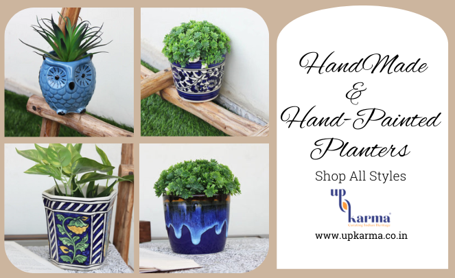 Enhance Your Home's Beauty with Handmade and Hand-Painted Planters