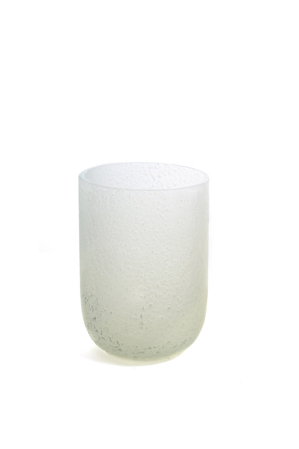 Seeded Glass Candle Pillar Holder – 1Pc