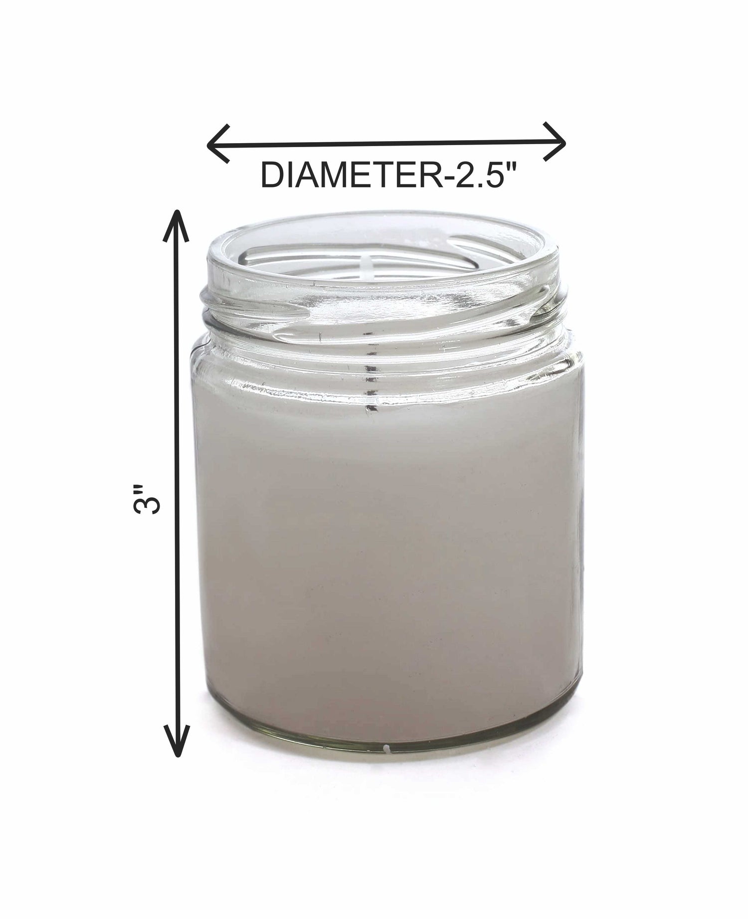 Ellen Wax Candle Jar With Lid – 1Pc