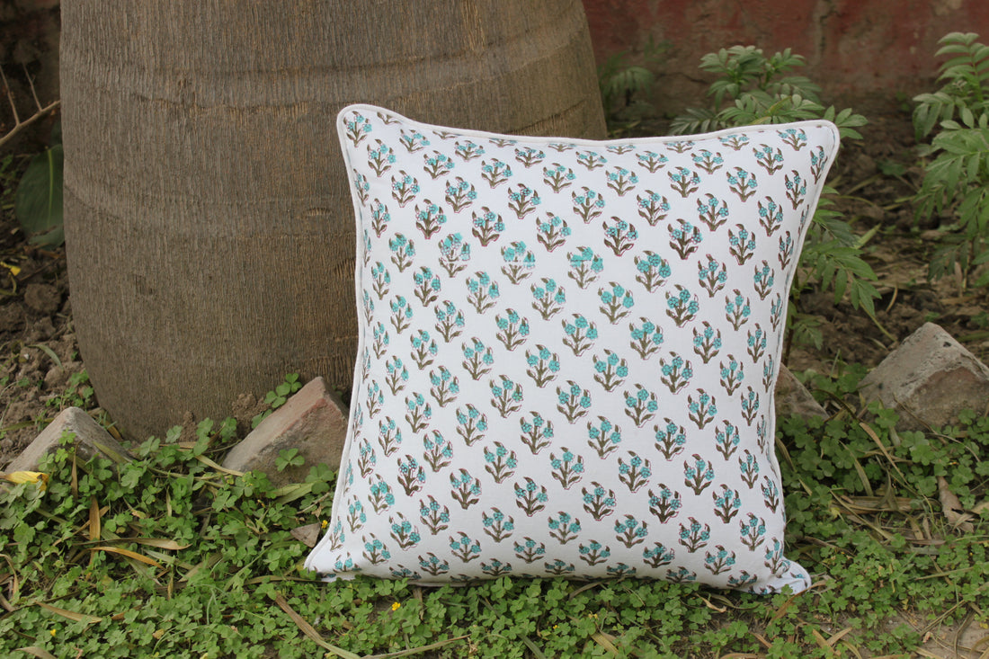 Floristry - Printed Cushion Cover  (Set of 5)