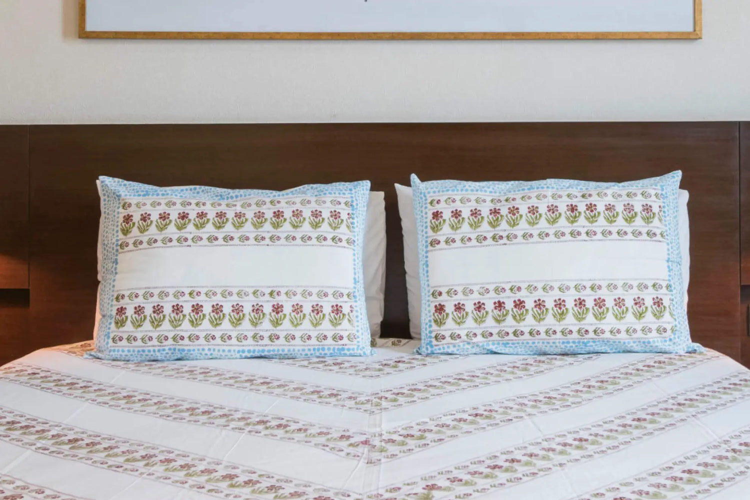 Gulnar Bedsheet – Hand Block Printed 100% Percale Fabric