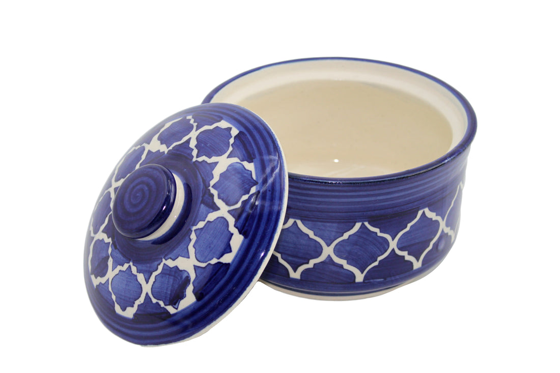 Ozee – Set Of 3 Ceramic Serving Bowls with Lid