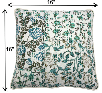 Mughal Garden Blue – Printed Cushion Cover (Set Of 5)