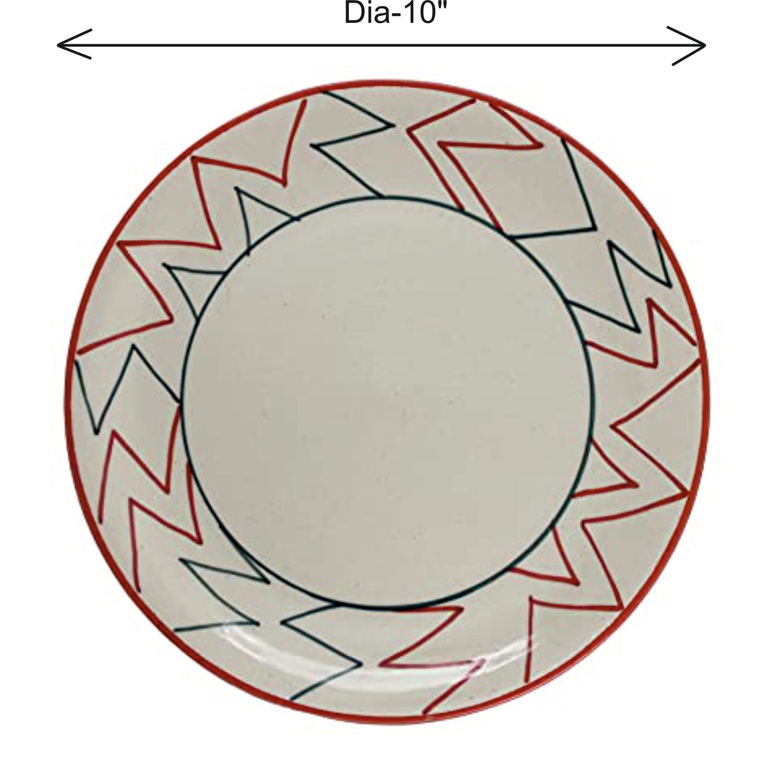 Ribbon - Handmade Ceramic Plates  - 1Pc