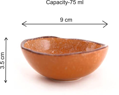 Dip Server Bowls – Handmade Organic Ceramic Serve Ware - Set of 2