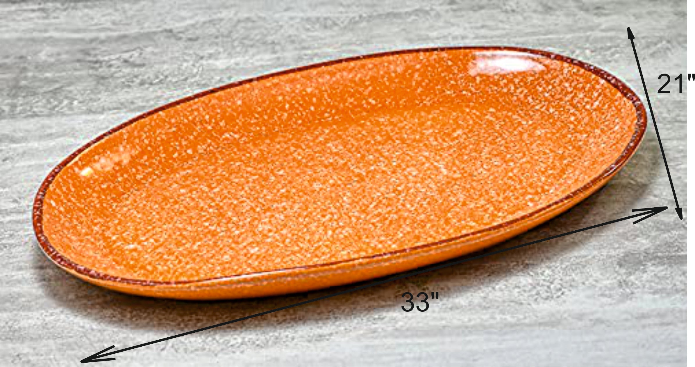 Platters – Oval Shaped Organic Ceramic Serve ware