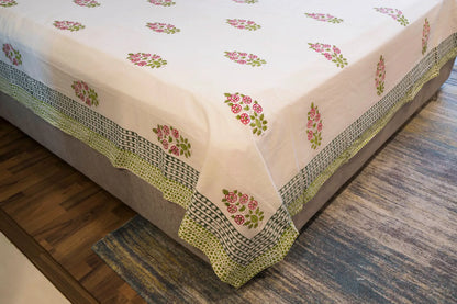 Udyana Bedsheet – Hand Block Printed 100% Percale Fabric