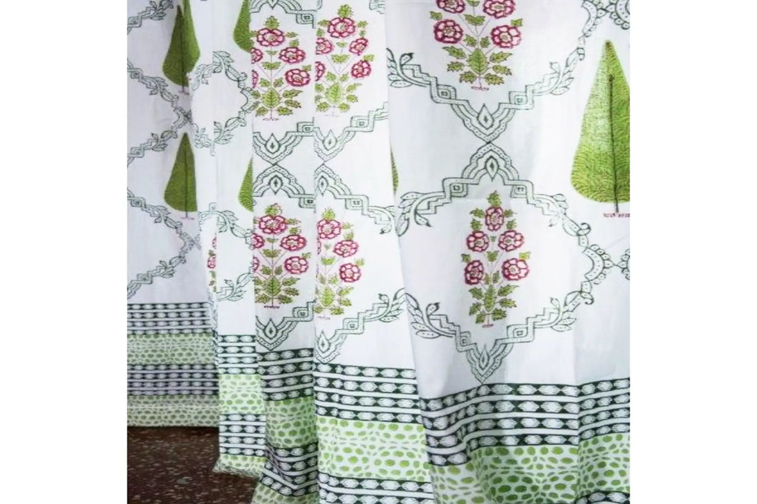 Udyana - Hand Block Printed Curtain