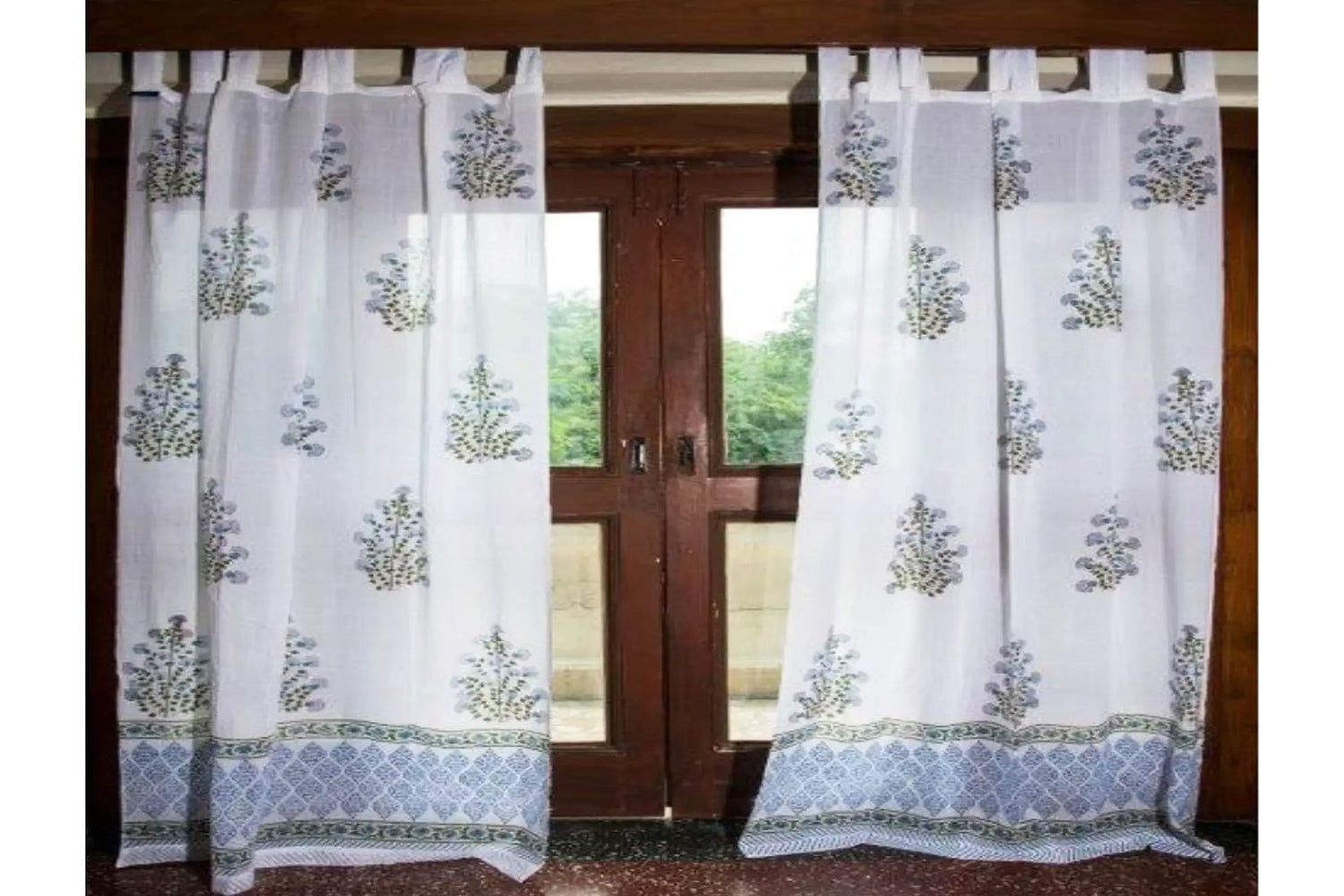 Zaara - Hand Block Printed Curtain