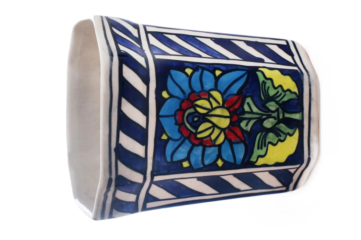 Mughals – Handmade &amp; Hand Painted Ceramic Planter – 1Pc
