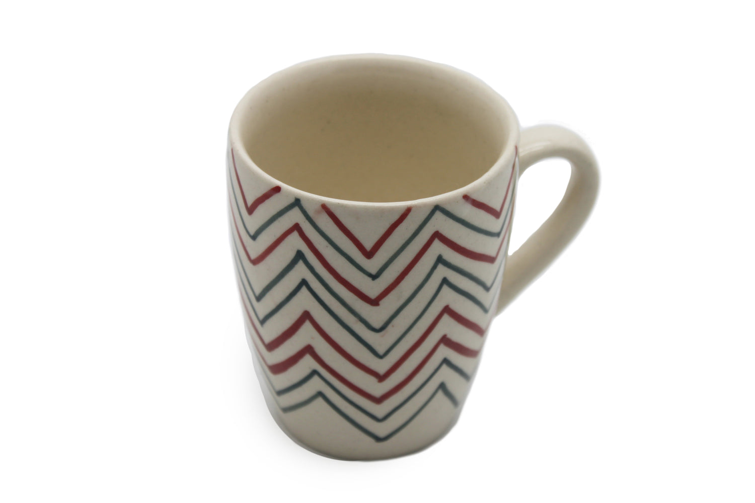 Ribbon – Hand Painted Ceramic Coffee Mug – 1 Pc